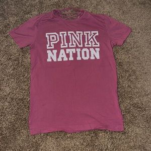 Victoria’s Secret pink tee - open back